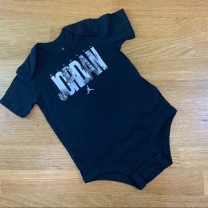 Micheal Jordan Black Infant Onesie